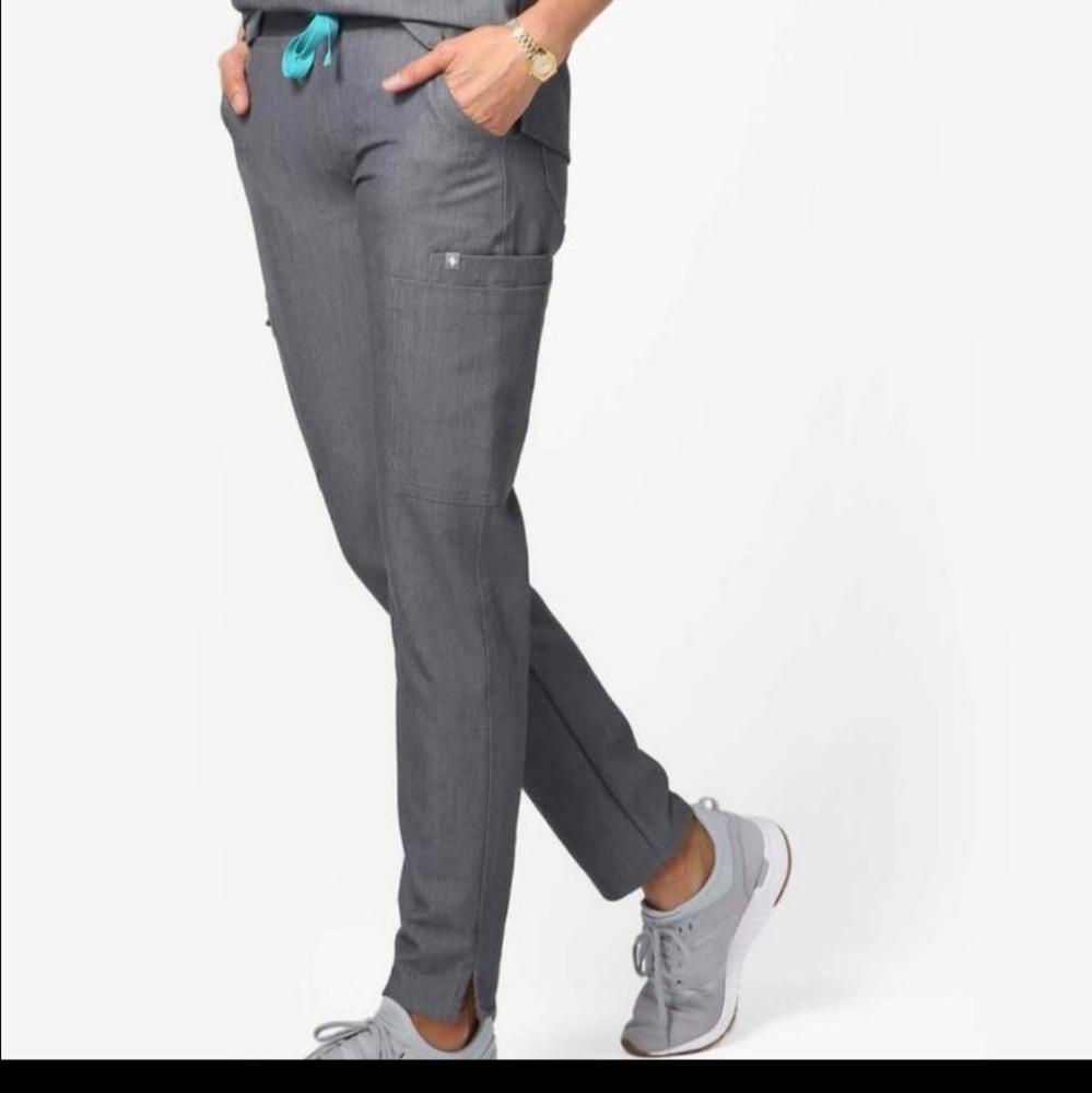 Figs scrubs yola skinny medium graphite